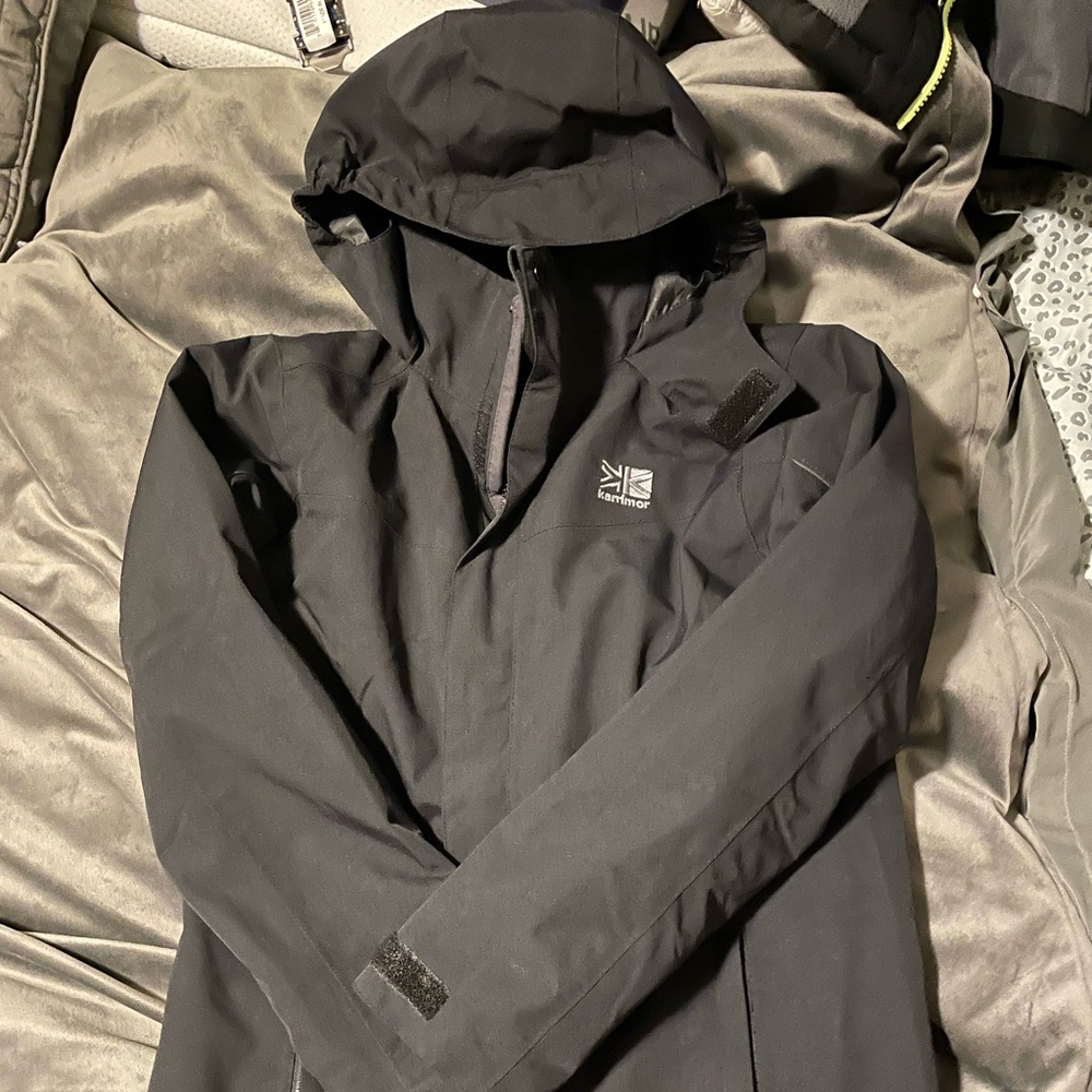 Boys size 12 winter coat with interior fleece and exterior shell.